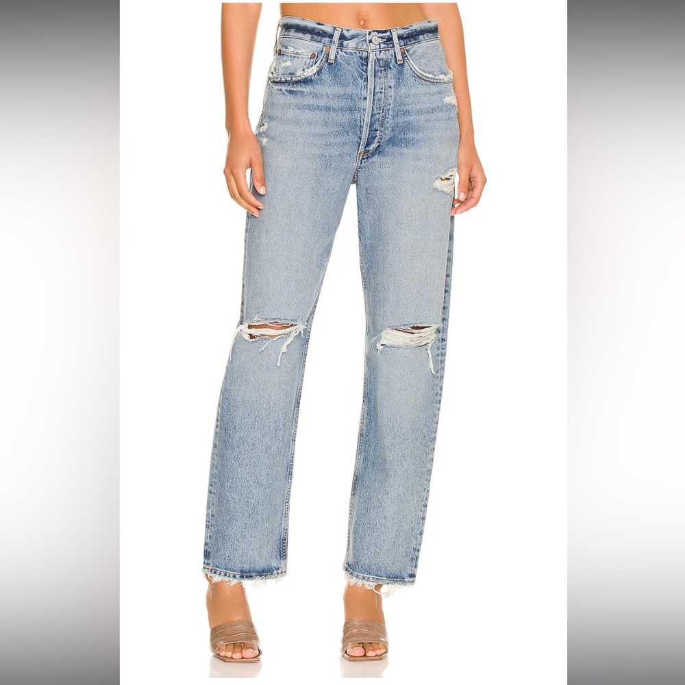 Agolde 90's Mid Rise Loose in Isolate size 28